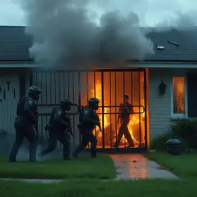 GATE invasão mulher refém