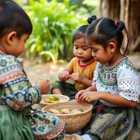 vivência cultural com alimentação indígena