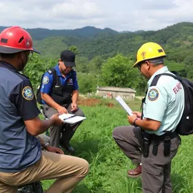 membros dos núcleos de proteção e defesa civil