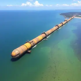 adutora subaquática