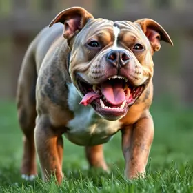 cadela Jadi atacada por American Bully