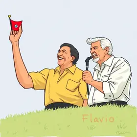 Flávio encontra aliados no Guarujá