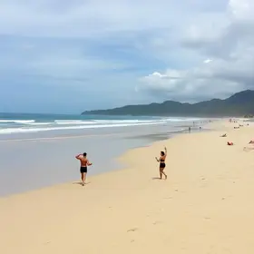 atividade física na praia