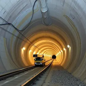 traçado do túnel Santos-Guarujá