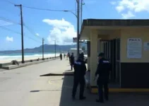 bandidos atacam base policial no Guarujá