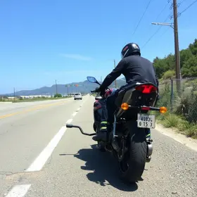 motociclista internado Guarujá