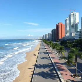 reforma da orla do litoral de SP