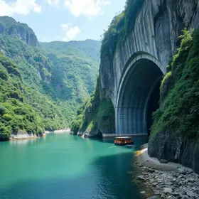 túnel imerso entre Santos e Guarujá