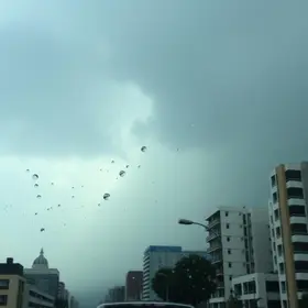 alerta amarelo de tempestade