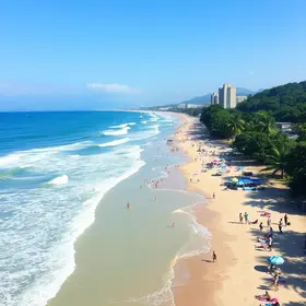 praias do litoral de SP