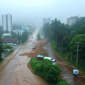 chuva em guarulhos e praia grande