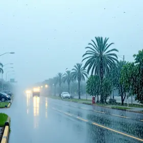 volume de chuva em Santos