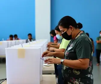 apuração das eleições 2026 no Guarujá