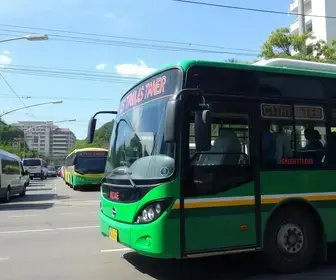 greve de ônibus em Guarujá
