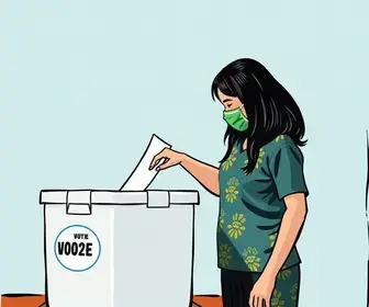 votação em Guarujá