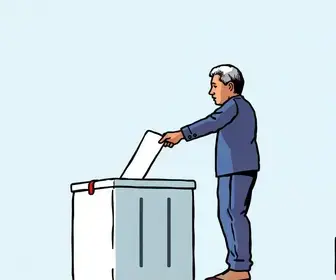 votação presidencial em Guarujá